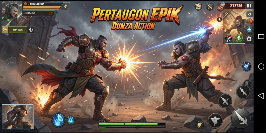 Screenshot 2739 menampilkan aksi bertarung yang seru dan mendebarkan.