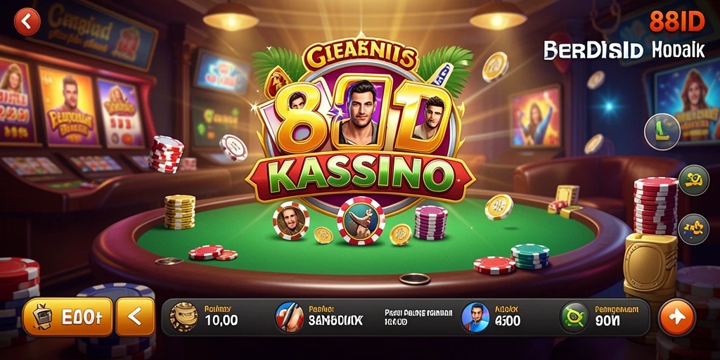 Screenshot utama 88ID menampilkan gameplay Kasino yang seru dan interaktif.