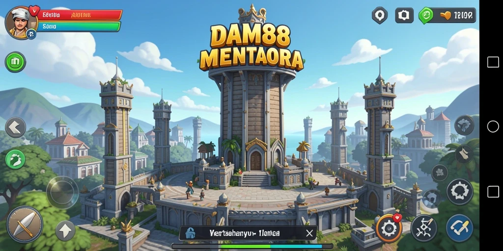 Tampilan menarik dalam gameplay Tower Defense DAM88.