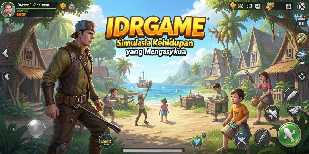 Tangkapan layar gameplay dari IDRGAME menunjukkan interaksi karakter yang menarik.