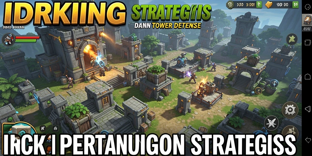 Tampilan gameplay <strong>IDRKING</strong> yang seru dan penuh strategi dalam Tower Defense.