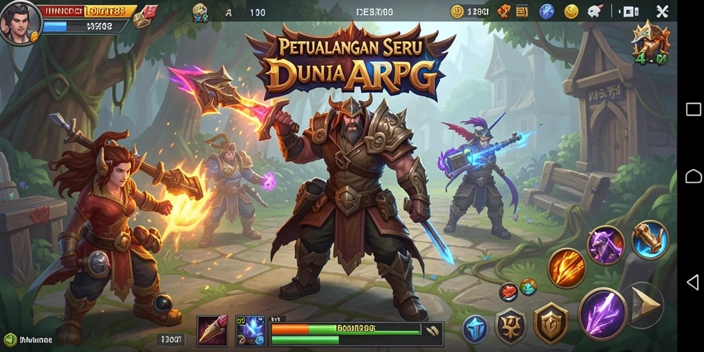 Tangkapan layar gameplay <strong>INDOBIT88</strong> menampilkan aksi seru di dunia ARPG.