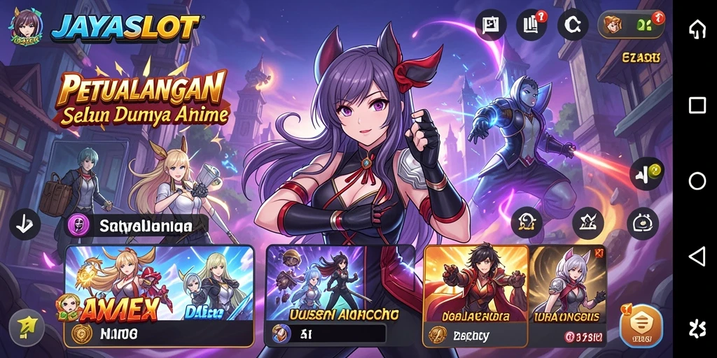 Gameplay seru dan imersif dalam dunia anime yang menarik.