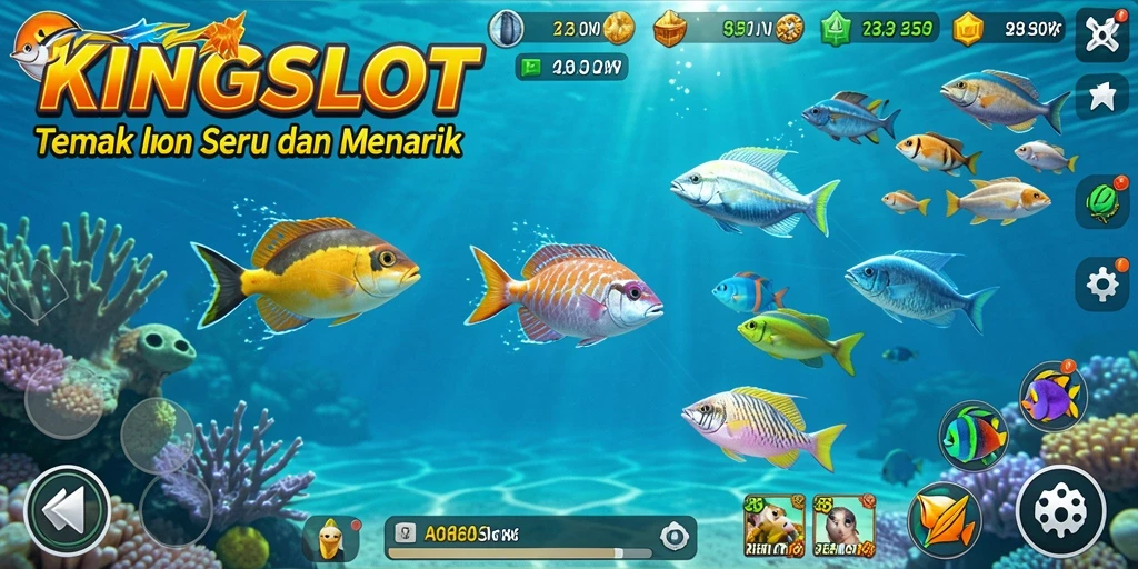Gameplay seru Tembak Ikan di KINGSLOT