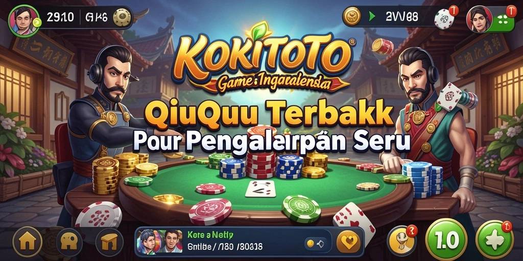 Tampilan gameplay QiuQiu yang mengasyikkan di KOKITOTO.