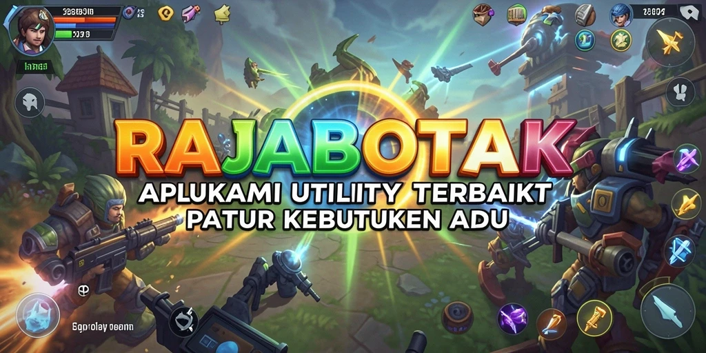 Tampilan antarmuka pengguna RAJABOTAK yang intuitif dan mudah digunakan.