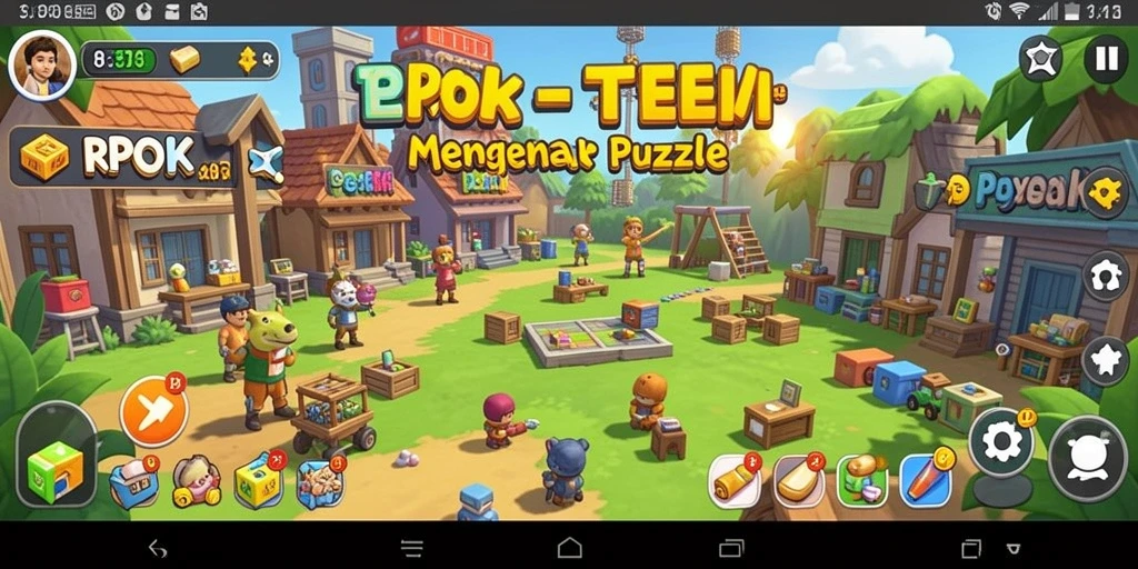Gameplay menarik di RPOK dengan berbagai teka-teki seru.