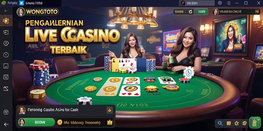 Gameplay menarik di aplikasi Live Casino WONGTOTO yang mengasyikkan.